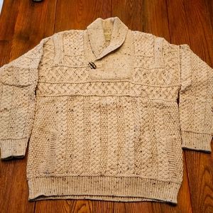 Traditional Irish Sweater size L